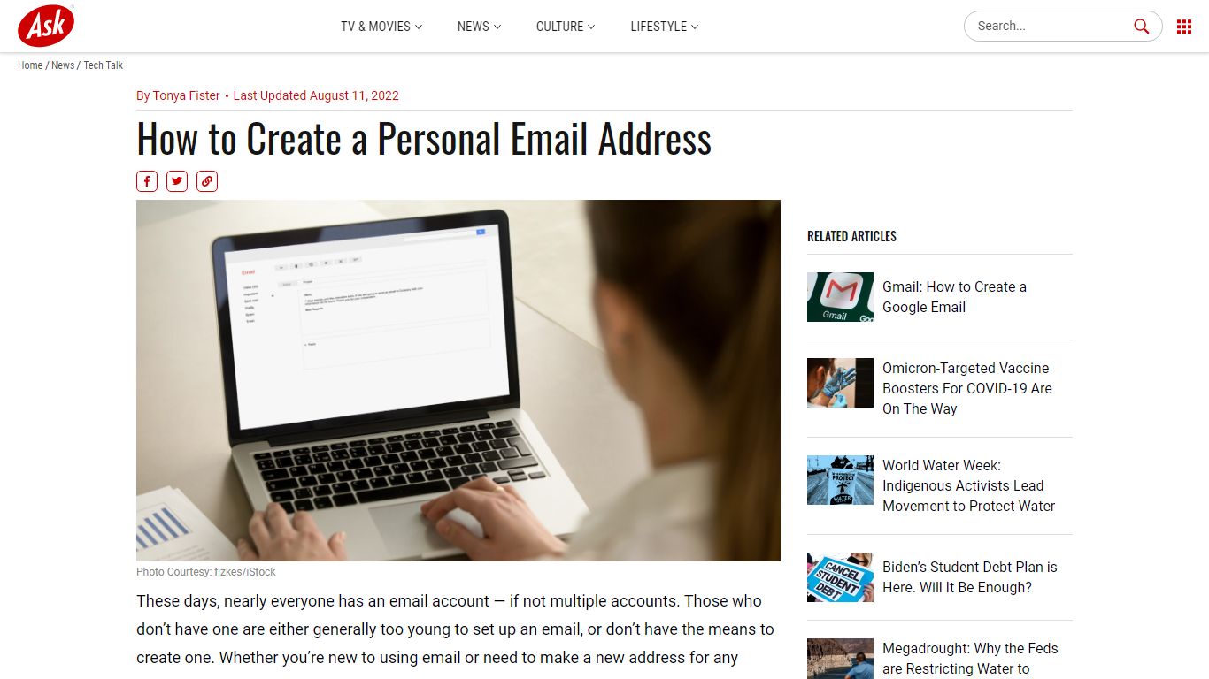 How to Create a Personal Email Address - Ask.com